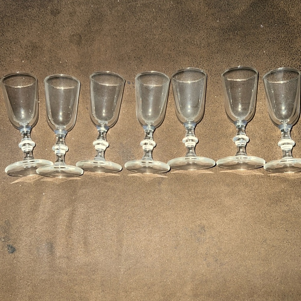 Set of 7 Cordial Glasses